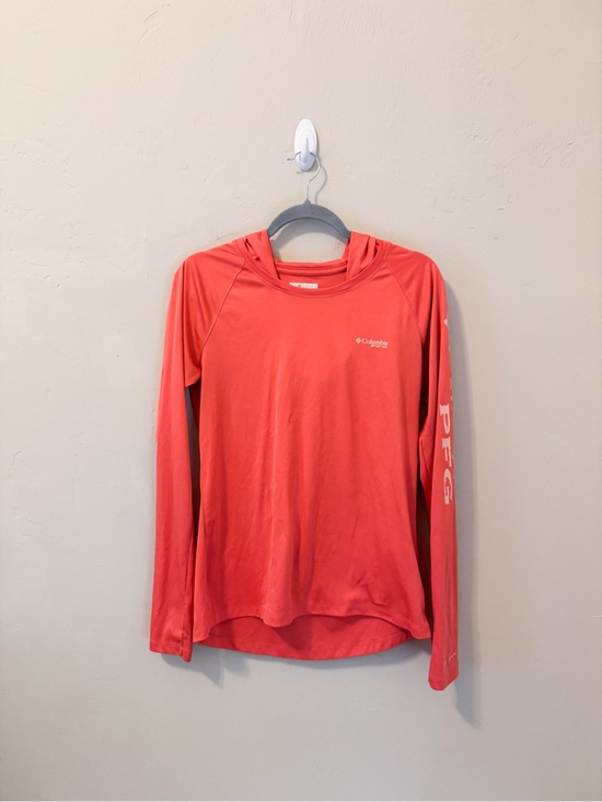 Columbia Tops - Columbia Coral Long-Sleeve Hooded PFG Shirt
